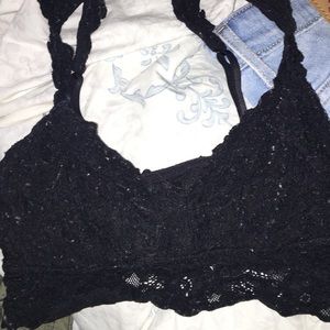 XS Black Aerie Bralette